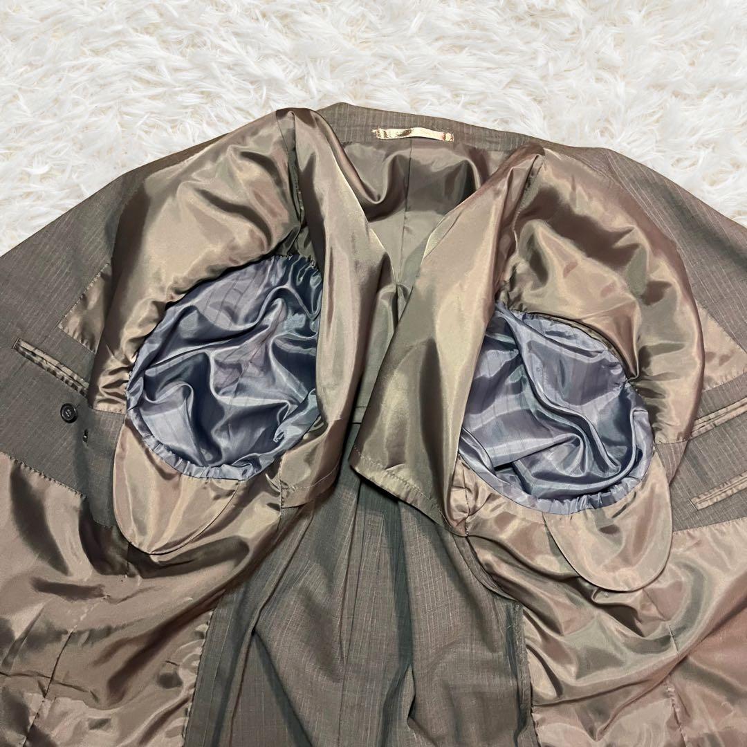 [Extremely Good Condition] Vintage TOPVALU Wool Suit 2XL A8 Gray