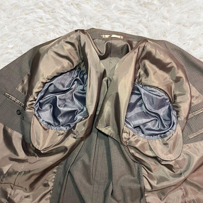 [Extremely Good Condition] Vintage TOPVALU Wool Suit 2XL A8 Gray