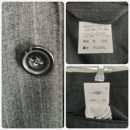 Burberry's Vintage Suit Setup Wool Stripe BB6
