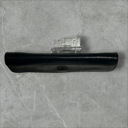[Good condition] IL BISONTE long wallet leather black with storage bag