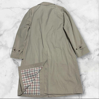 [Good Condition] New Yorker Stainless Steel Collar Coat S Check Lining NEWYORKER