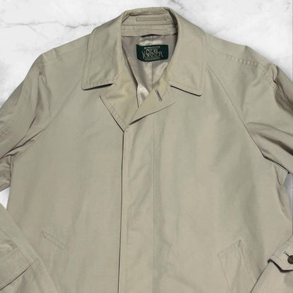 [Good Condition] New Yorker Stainless Steel Collar Coat S Check Lining NEWYORKER