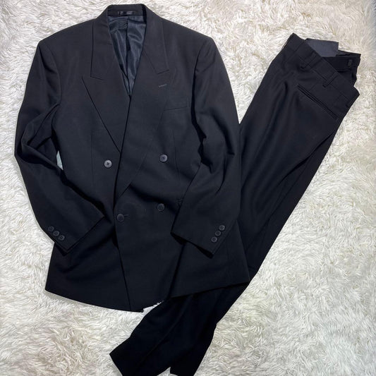 Very good condition NIKKE double button suit black A5 AB4 setup