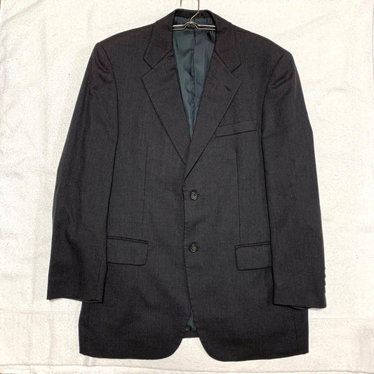 Tailored jacket 100% wool with shoulder pads made in Japan 98AB6