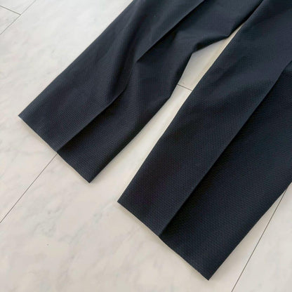 [Good condition] 2-piece business suit set, vest + slacks, thin ◇ Navy, A7-84