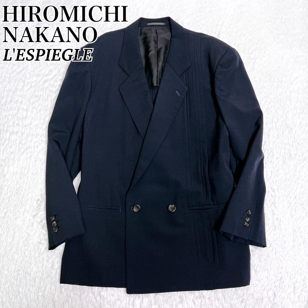 Rare 90s HIROMICHI NAKANO deformed pleats double jacket