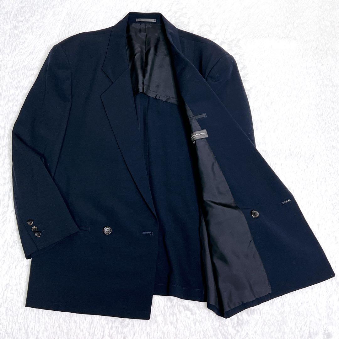 Rare 90s HIROMICHI NAKANO deformed pleats double jacket