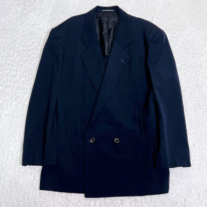 Rare 90s HIROMICHI NAKANO deformed pleats double jacket