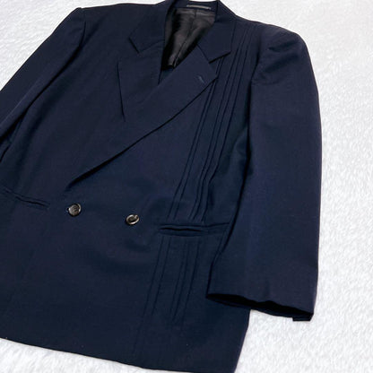 Rare 90s HIROMICHI NAKANO deformed pleats double jacket