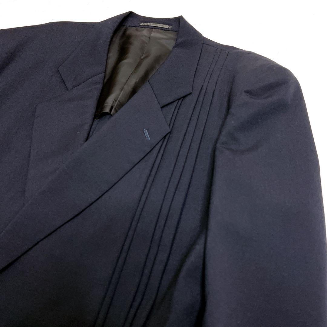 Rare 90s HIROMICHI NAKANO deformed pleats double jacket