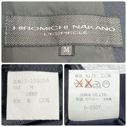 Rare 90s HIROMICHI NAKANO deformed pleats double jacket