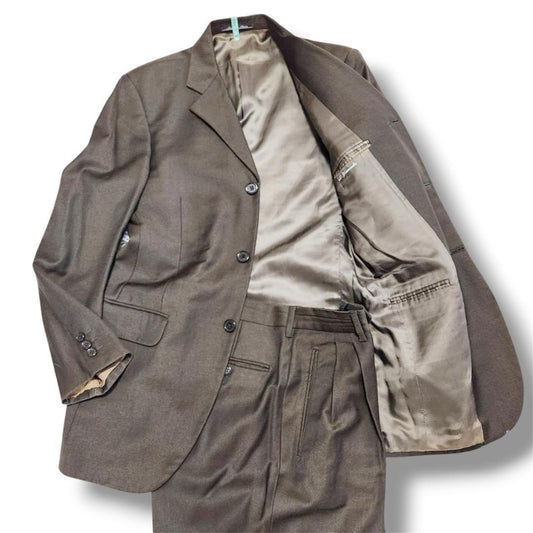 [Vintage] Fendi Suit Setup M Equivalent Earth Color Old Clothes Men's