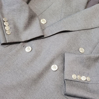 Beautiful item✨BURBERRYS suit silver gray double setup AB4