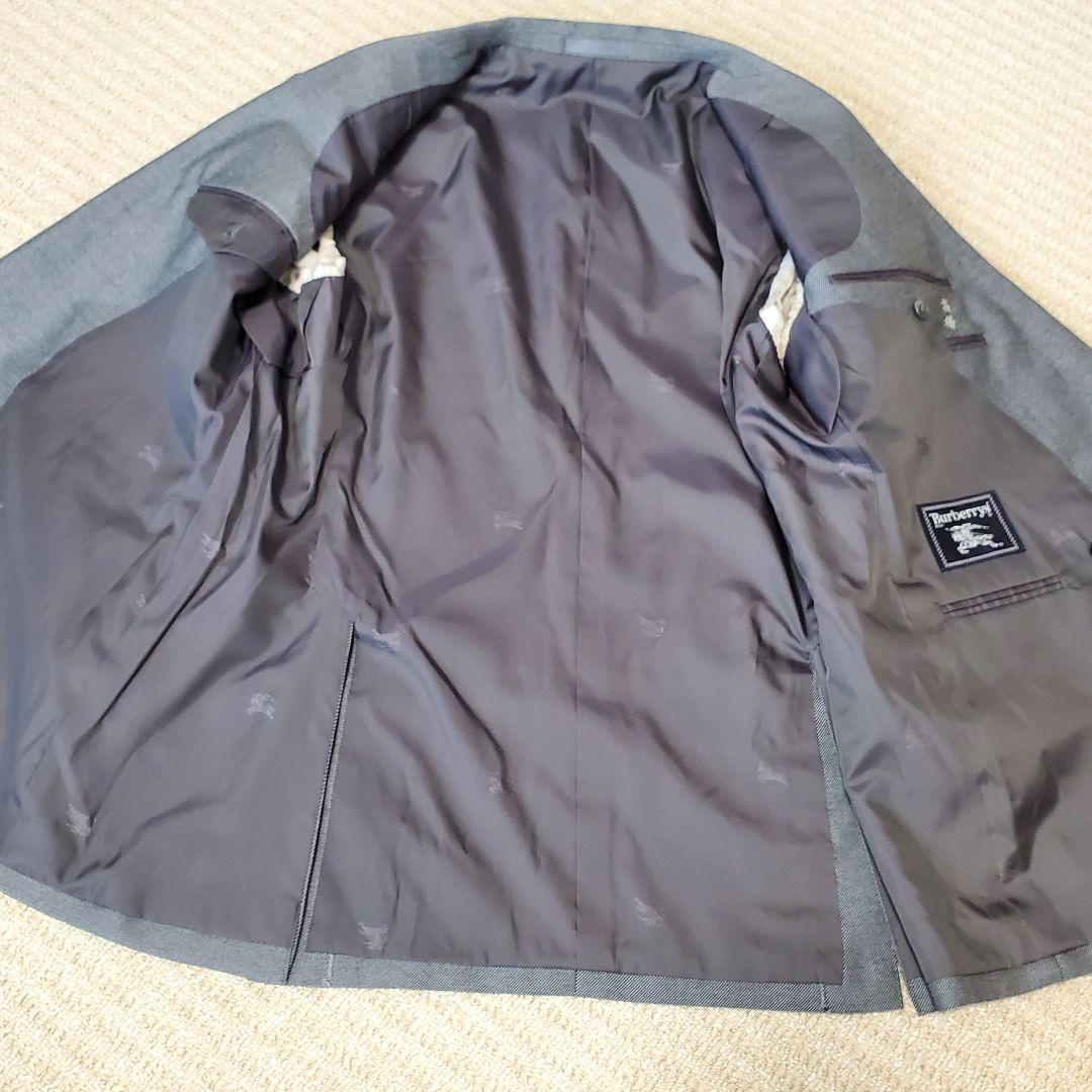 Beautiful item✨BURBERRYS suit silver gray double setup AB4