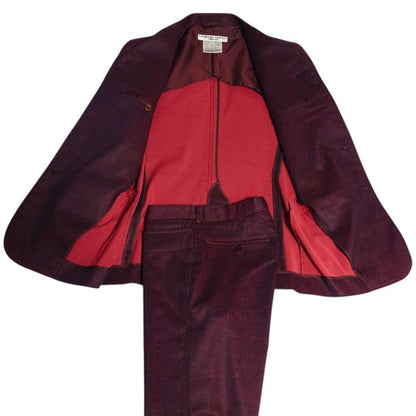 KATHARINE HAMNETT Bordeaux Flare Y2K Suit M