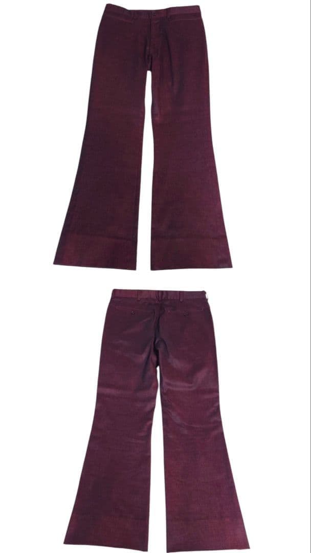 KATHARINE HAMNETT Bordeaux Flare Y2K Suit M