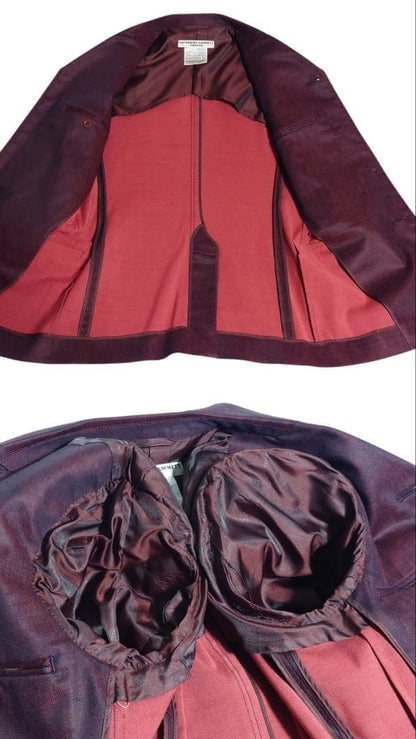 KATHARINE HAMNETT Bordeaux Flare Y2K Suit M