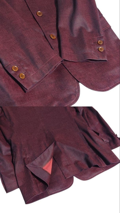 KATHARINE HAMNETT Bordeaux Flare Y2K Suit M