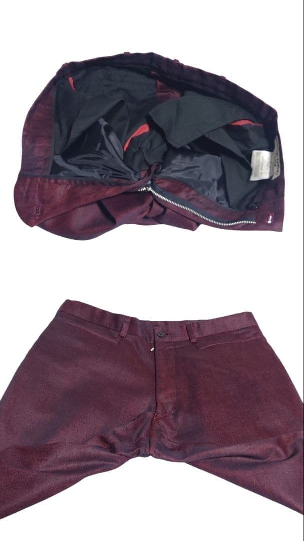 KATHARINE HAMNETT Bordeaux Flare Y2K Suit M