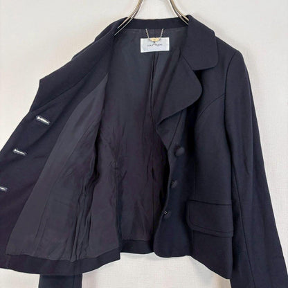 ◆Courreges [S] One-piece suit semi-formal tailored jacket