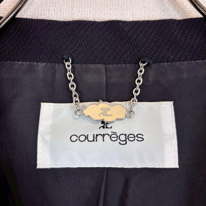 ◆Courreges [S] One-piece suit semi-formal tailored jacket