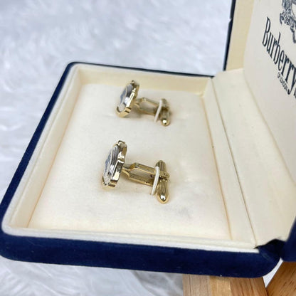 Burberrys✨Burberry✨Cufflinks✨Cufflinks✨Knight logo✨Gold✨With box