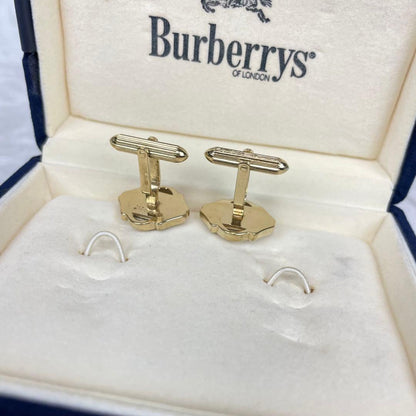 Burberrys✨Burberry✨Cufflinks✨Cufflinks✨Knight logo✨Gold✨With box