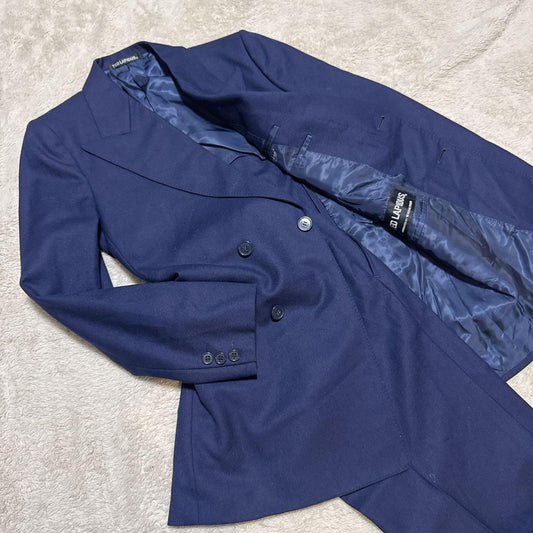VintageDoubleSuit FlarePants Navy Y2K S