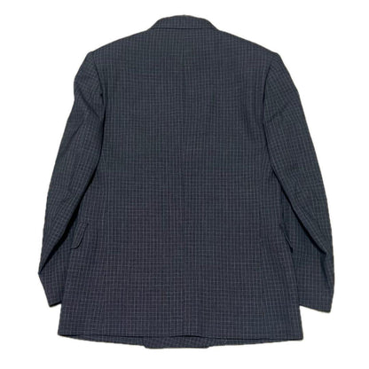 ✨Unused✨Yohji Yamamoto double suit check dark gray M