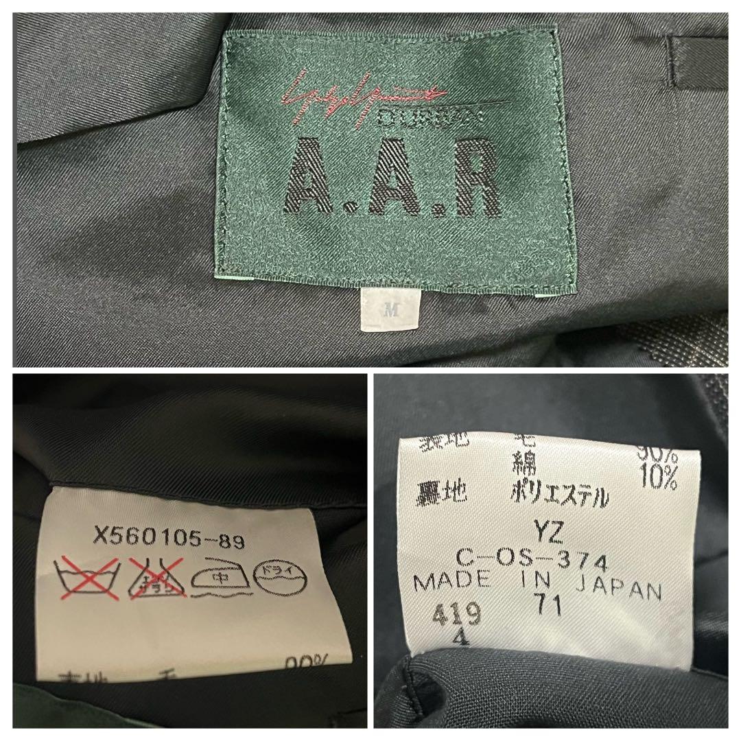 ✨Unused✨Yohji Yamamoto double suit check dark gray M