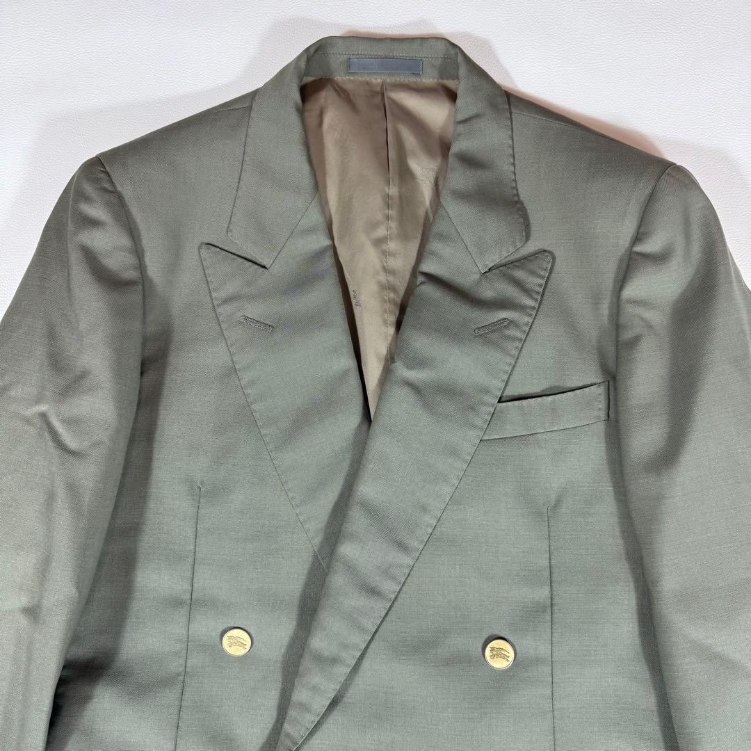 Burberry's Double Suit Gold Button Horse Logo 80s 90s Masaki Suda