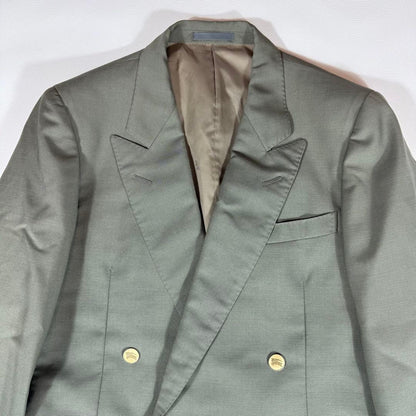 Burberry's Double Suit Gold Button Horse Logo 80s 90s Masaki Suda