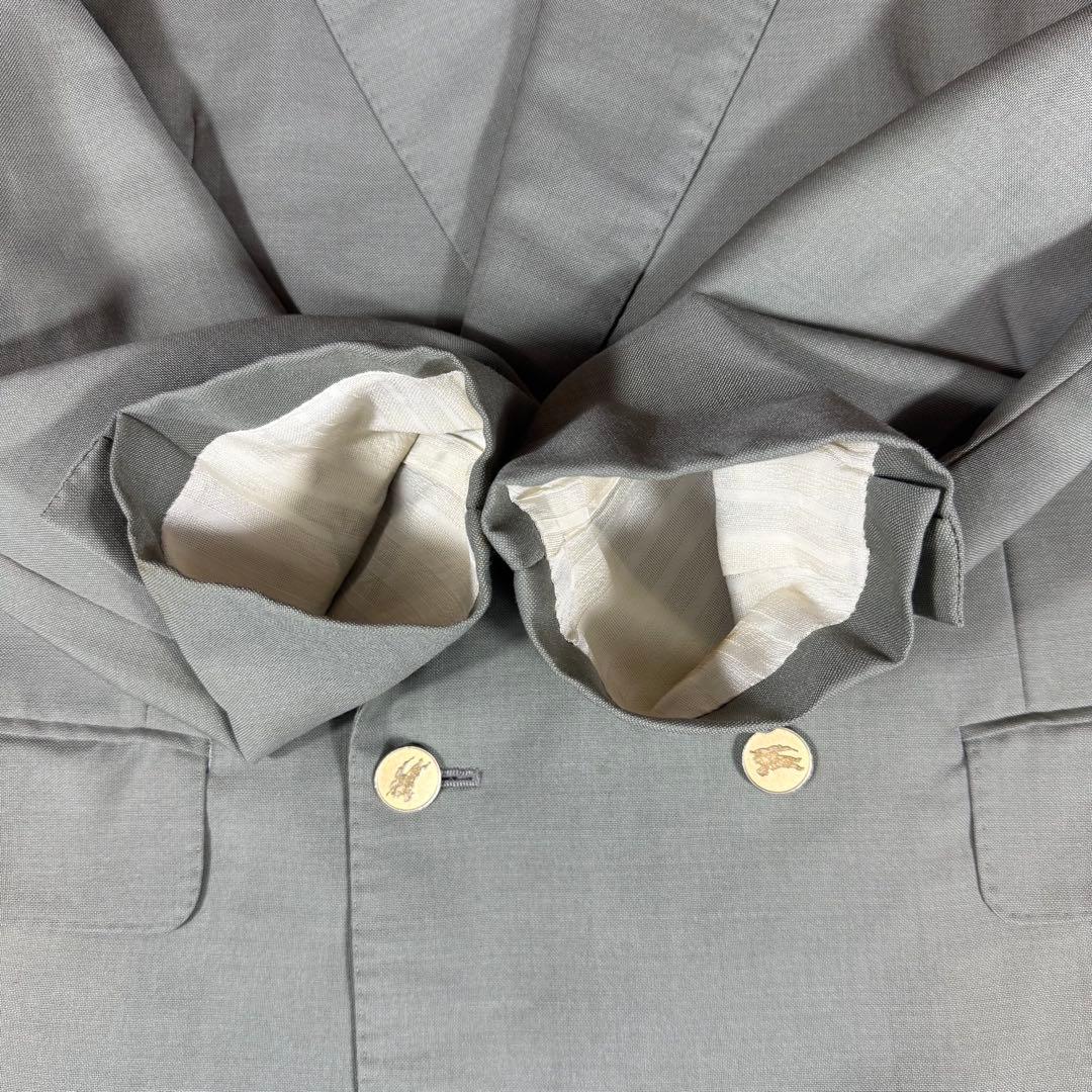 Burberry's Double Suit Gold Button Horse Logo 80s 90s Masaki Suda
