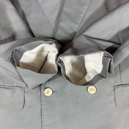 Burberry's Double Suit Gold Button Horse Logo 80s 90s Masaki Suda