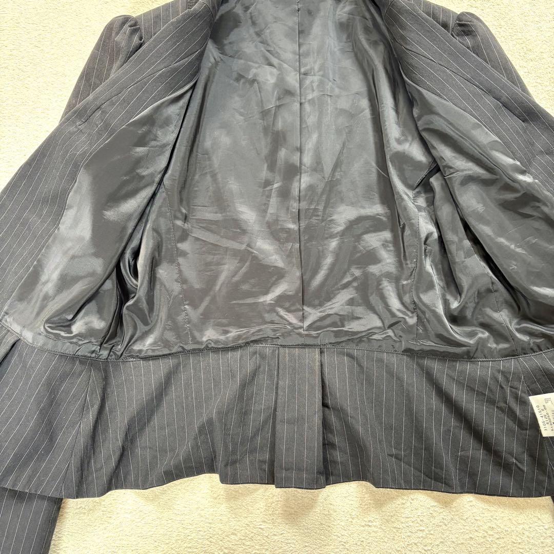 [Lautreamont] M Women's Tailored Jacket Black Stripe 2