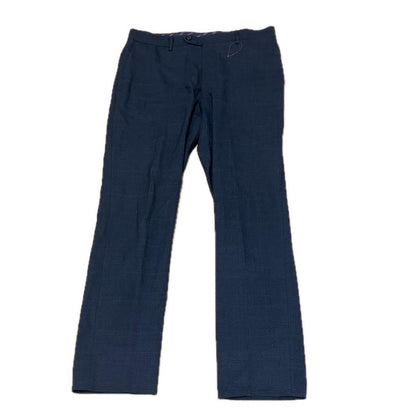 ORIHICA SOLOTEX Washable Suit Navy Glen Check Lightweight L