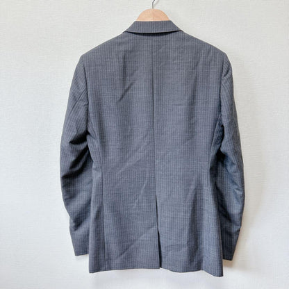 Kintetsu Business Suit 3 Button Setup Gray Stripe