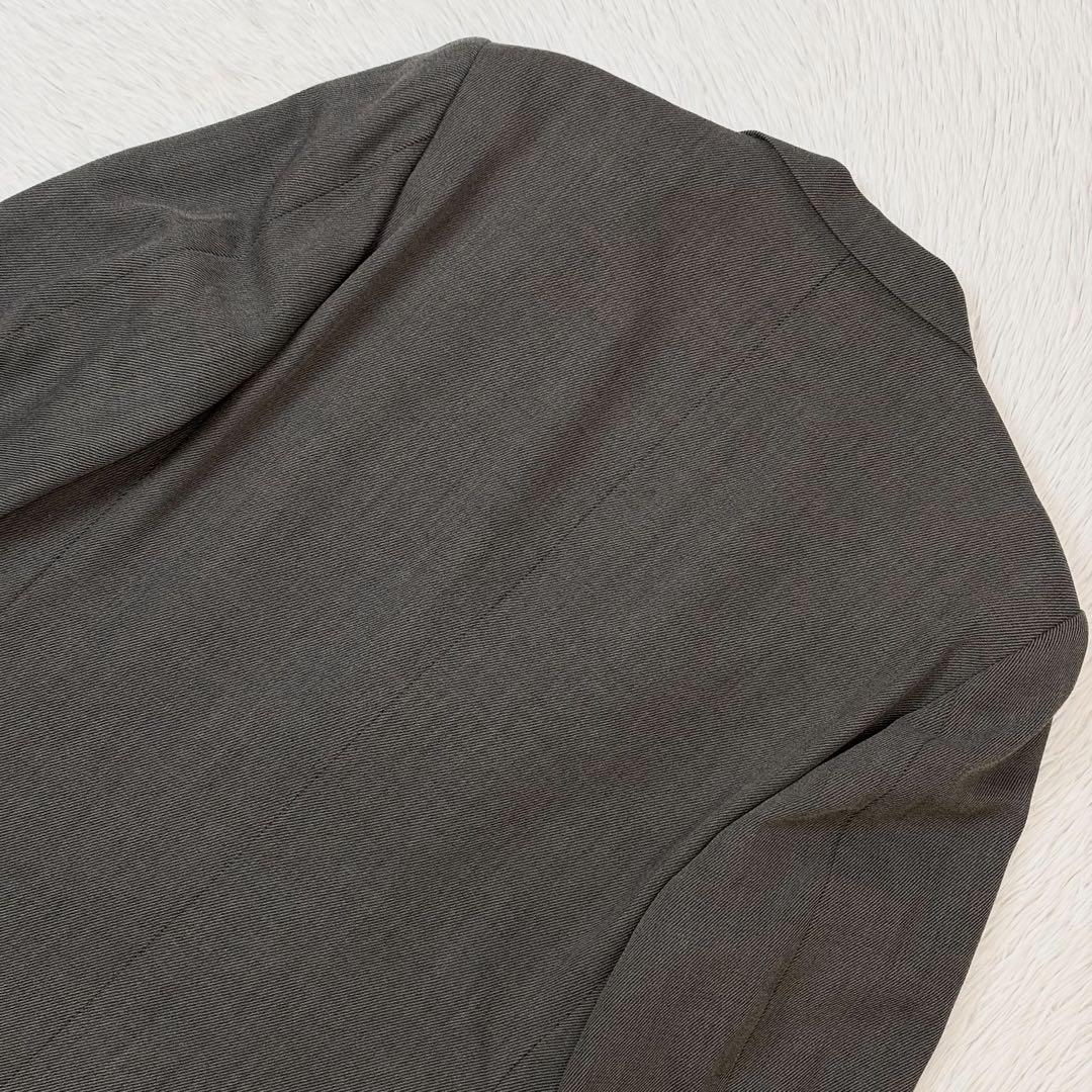Kenzo Suit Setup Double Jacket Peak Lapel Loose Gray