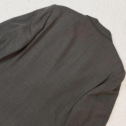 Kenzo Suit Setup Double Jacket Peak Lapel Loose Gray