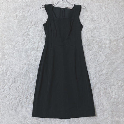 Banana Republic Sleeveless Dress Square Neck Black Ceremony