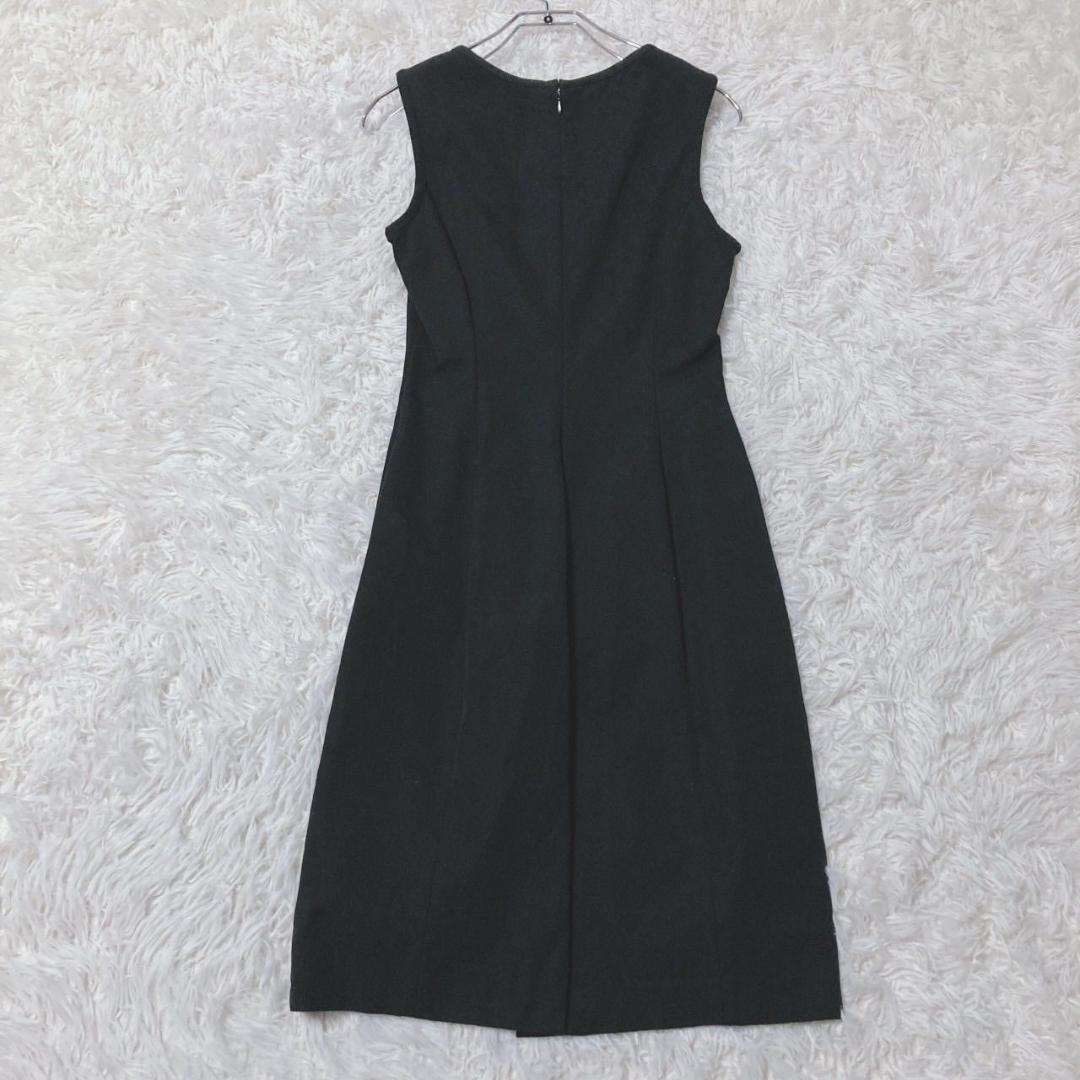Banana Republic Sleeveless Dress Square Neck Black Ceremony