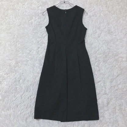 Banana Republic Sleeveless Dress Square Neck Black Ceremony