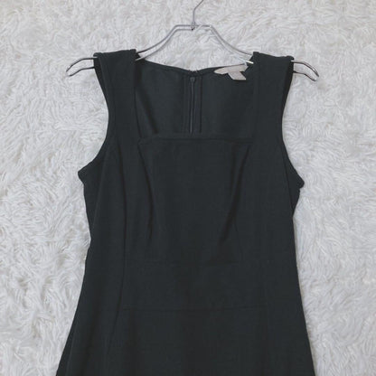 Banana Republic Sleeveless Dress Square Neck Black Ceremony