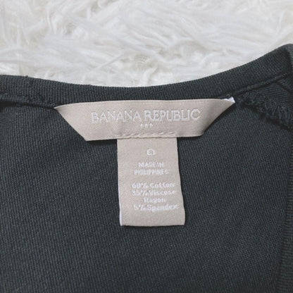 Banana Republic Sleeveless Dress Square Neck Black Ceremony