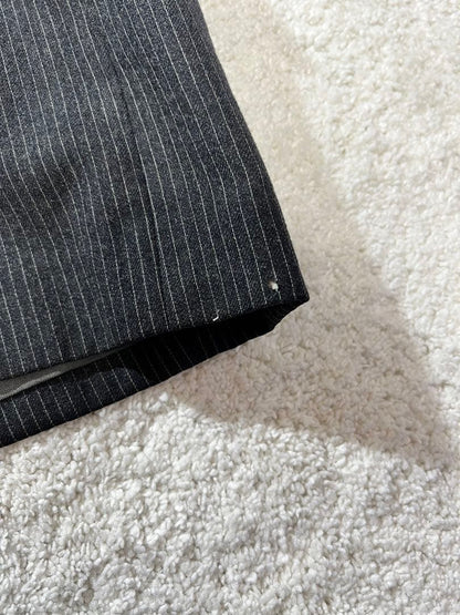 Super rare✨️Jun three-piece black striped S vintage suit