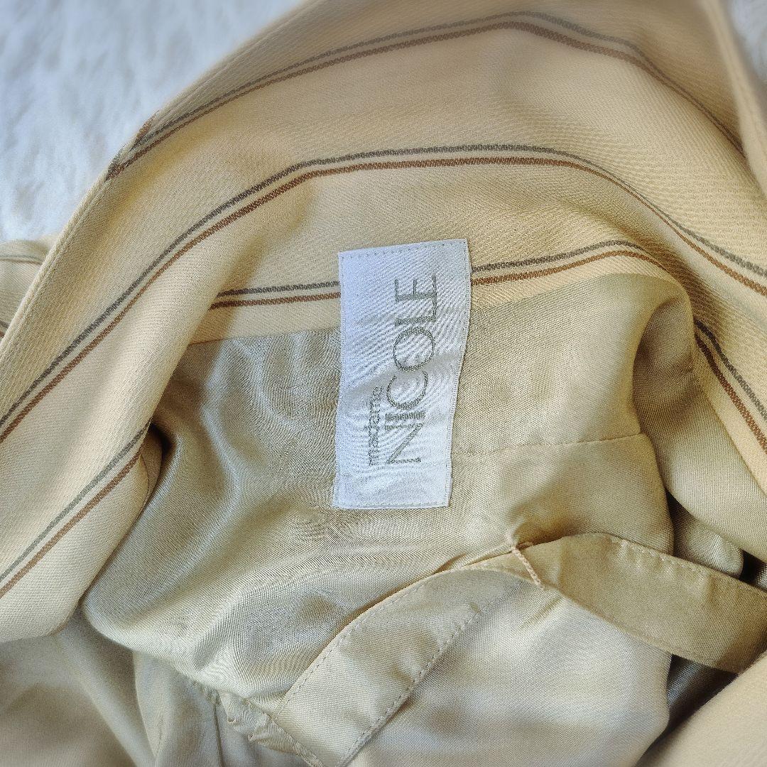 Madame Nicole Setup 90s Bubbly Suit Retro Stripe Made in Japan