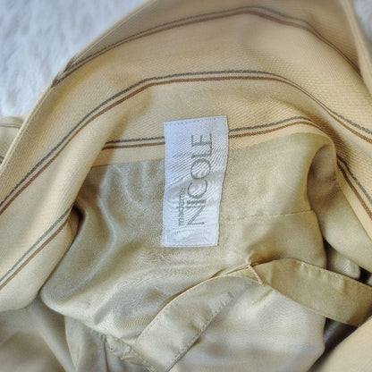 Madame Nicole Setup 90s Bubbly Suit Retro Stripe Made in Japan