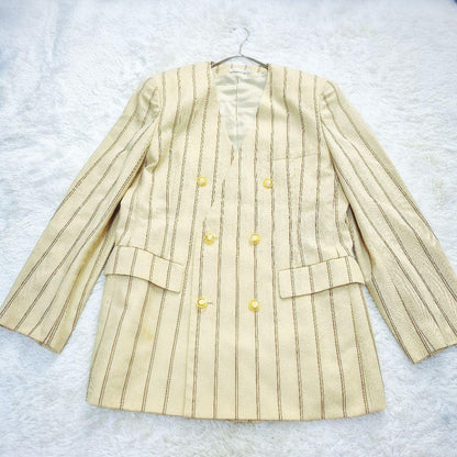 Madame Nicole Setup 90s Bubbly Suit Retro Stripe Made in Japan