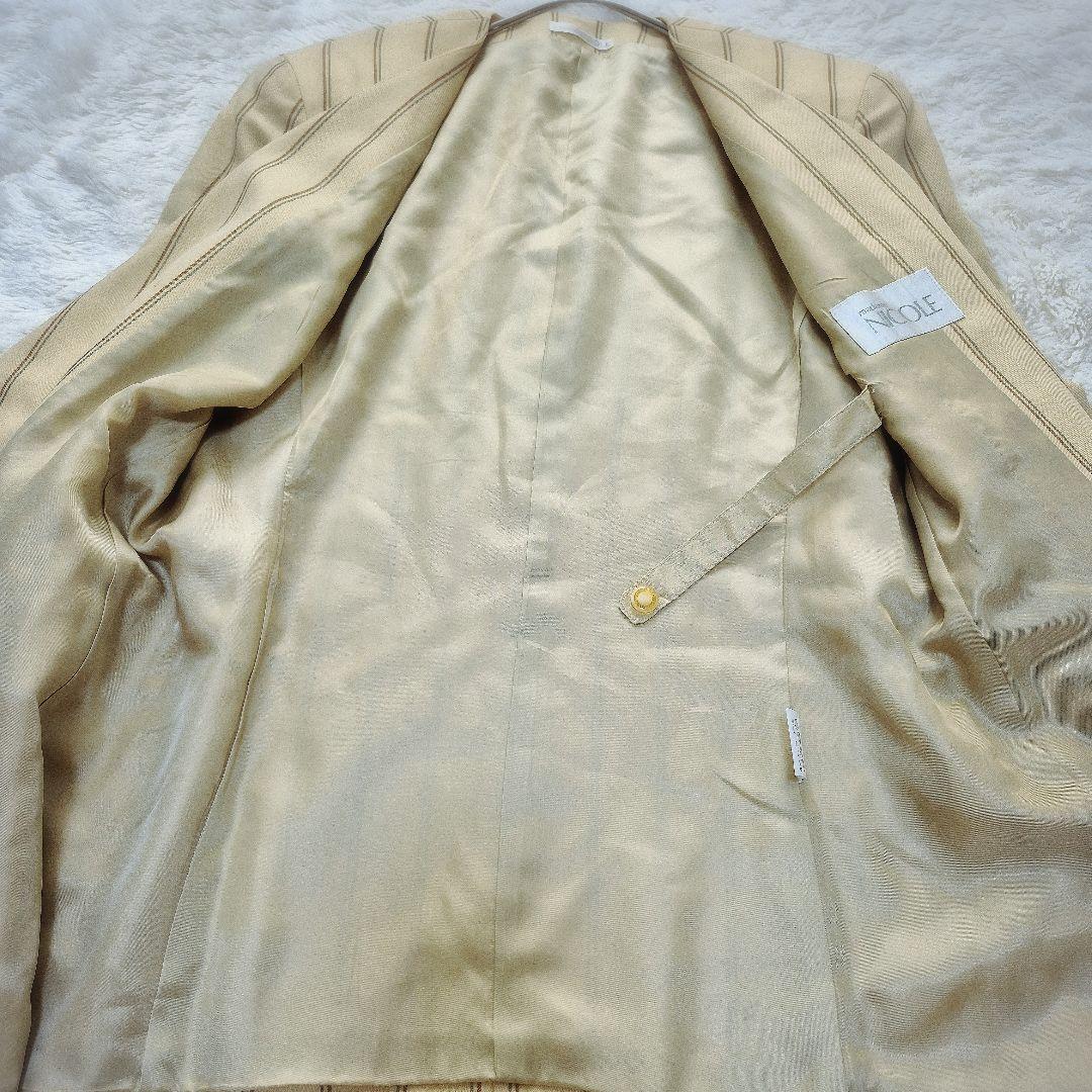 Madame Nicole Setup 90s Bubbly Suit Retro Stripe Made in Japan
