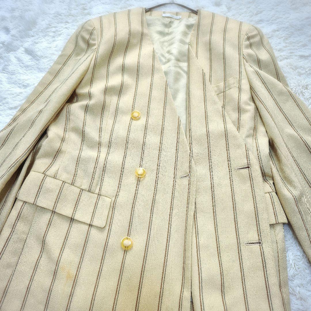 Madame Nicole Setup 90s Bubbly Suit Retro Stripe Made in Japan